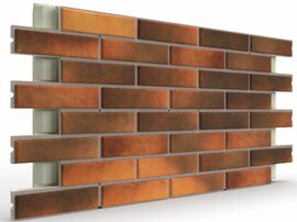 Купить клинкерные термопанели с плиткой Element Klinker Retro Brick Curry